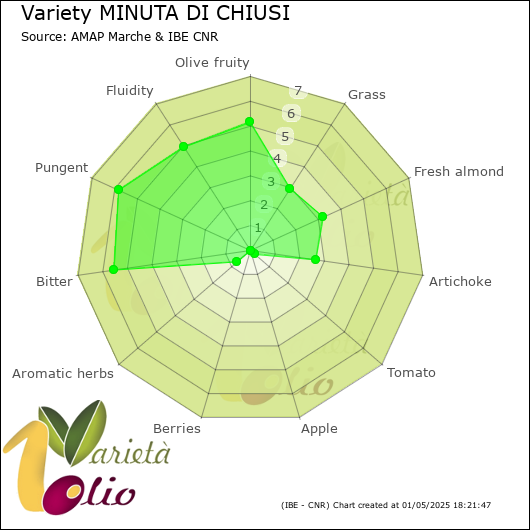 Sensory profile of 