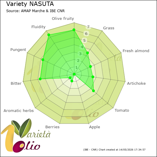 Sensory profile of 