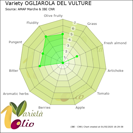 Sensory profile of 