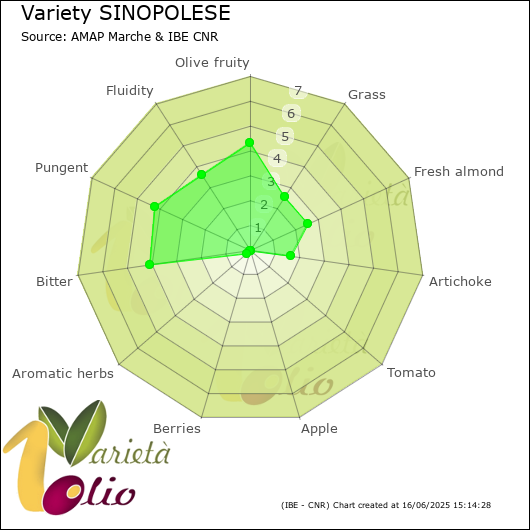 Sensory profile of 